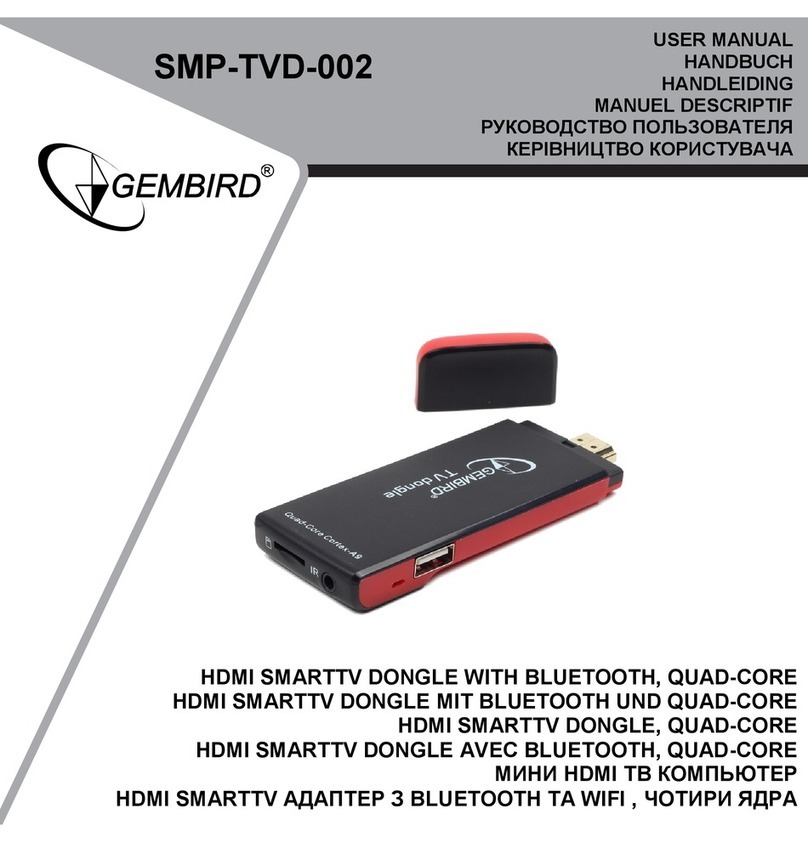 Gembird SMP-TVD-002 user manual