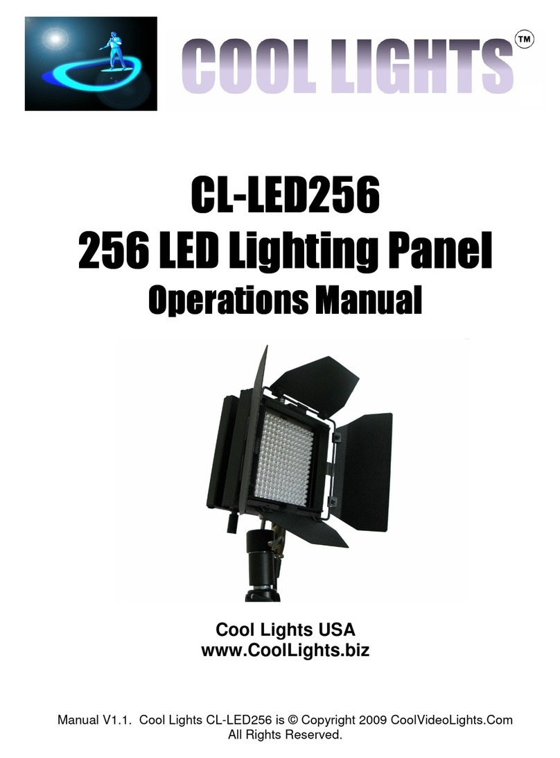 Cool lights CL-LED256 User manual