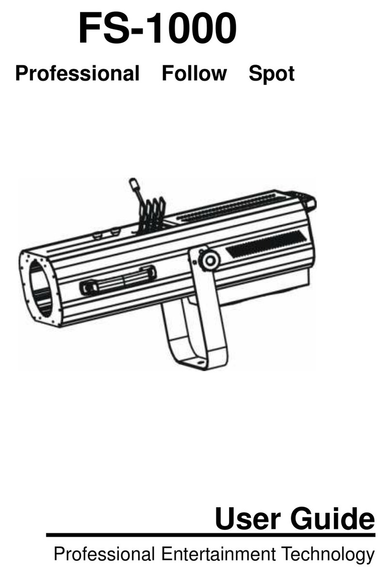 Professional Entertainment Technology FS-1000 user guide