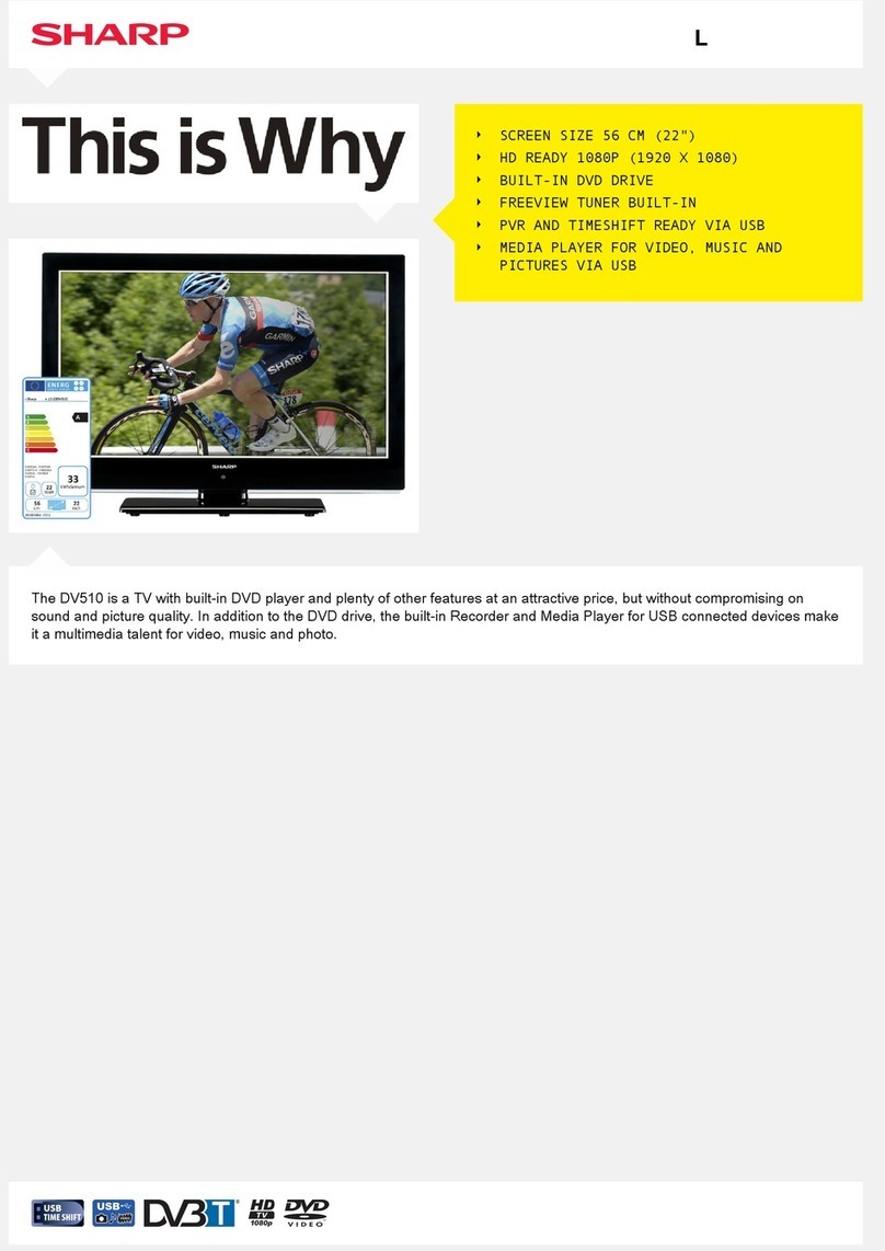 Sharp LC-22DV510K User manual