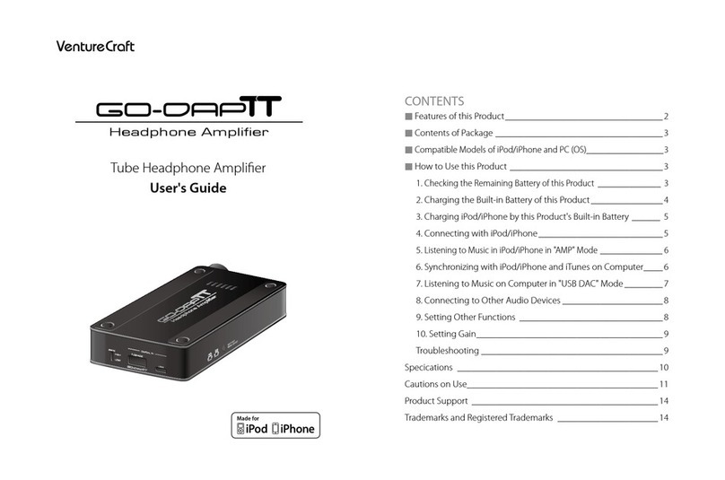 VentureCraft Go-Dap TT user guide VentureCraft Go-Dap TT user guide