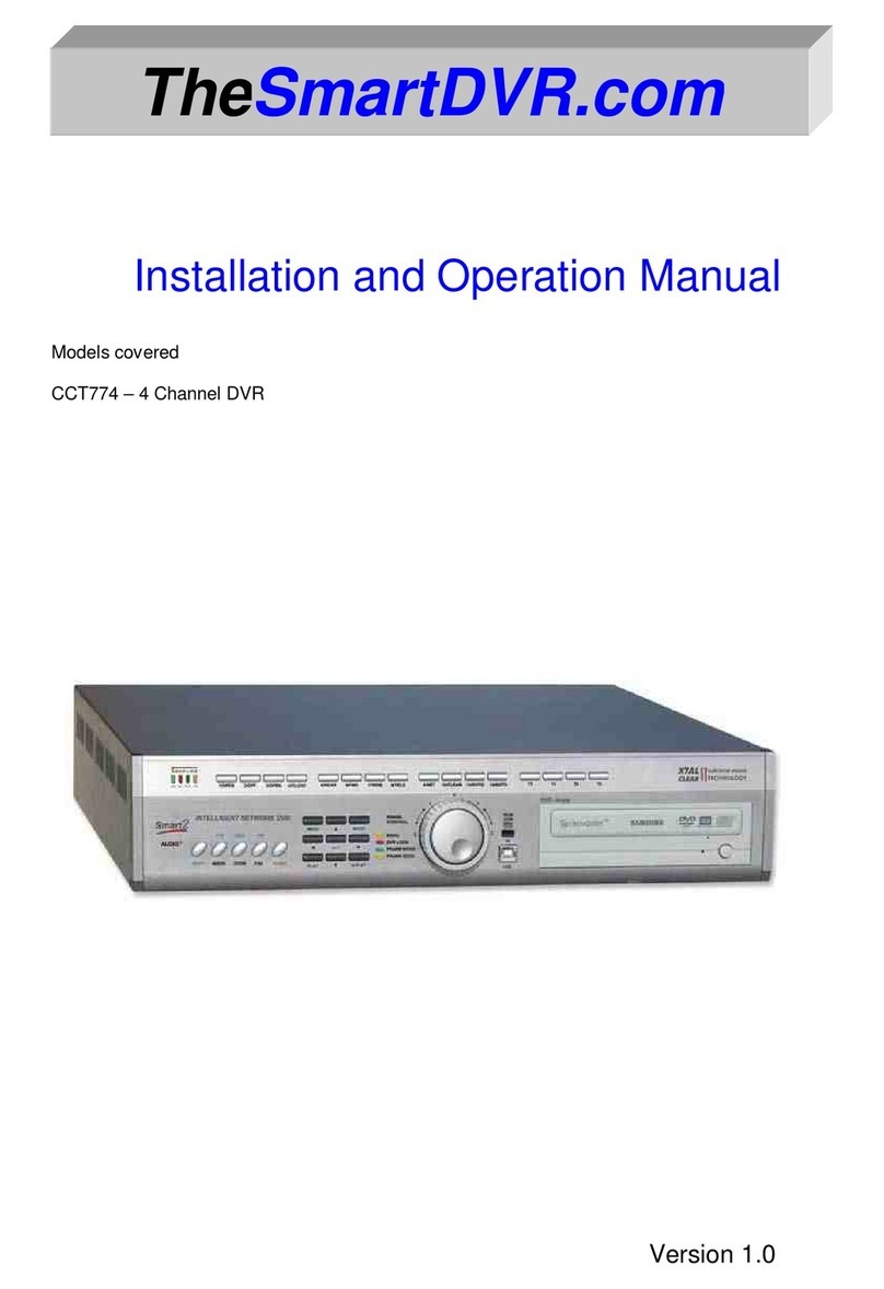 SmartDVR.com CCT774 Installation and operation manual