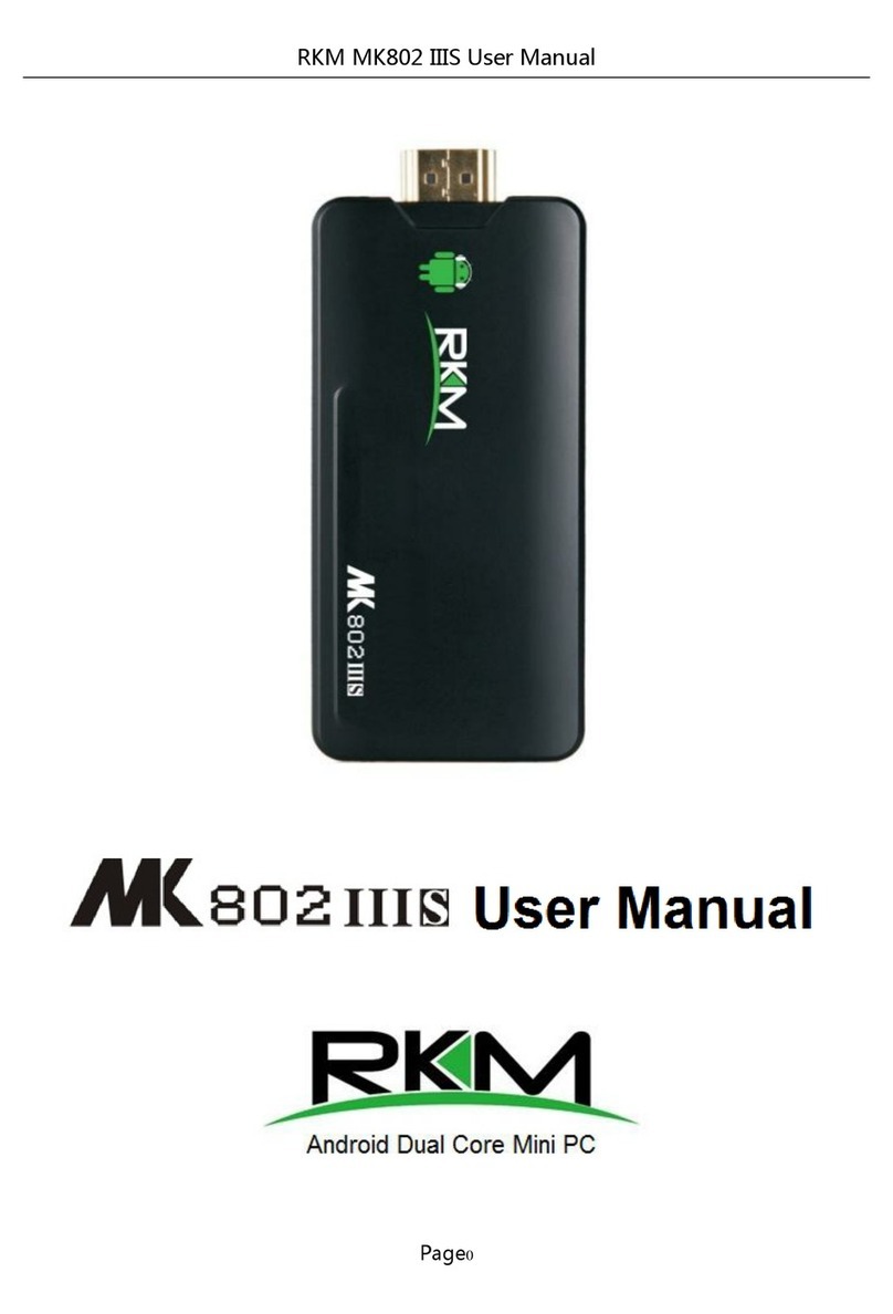 RKM MK802 IIIS user manual