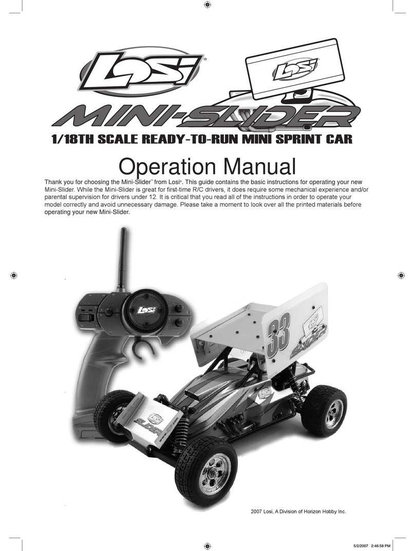 Team Losi mini-slider Operation manual Team Losi mini-slider Operation manual