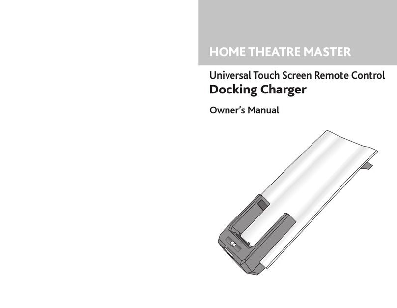 HOME THEATRE MASTER Universal Touch Screen Remote Control Docking... owner's manual HOME THEATRE MASTER Universal Touch Screen Remote Control Docking... owner's manual