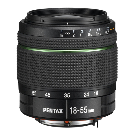 Pentax smc Pentax-DA 40mm f/2.8 Limited operating manual