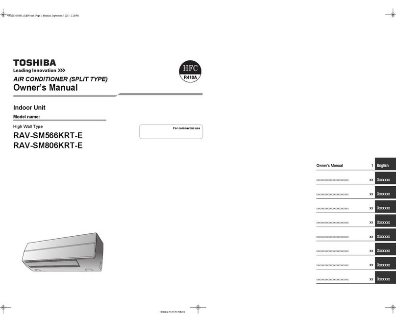 Toshiba RAV-SM566KRT-E User manual