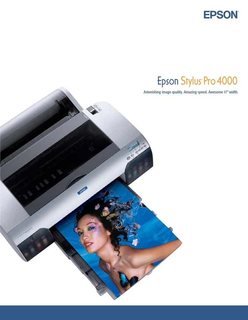 Epson Stylus®Pro 4000 User manual
