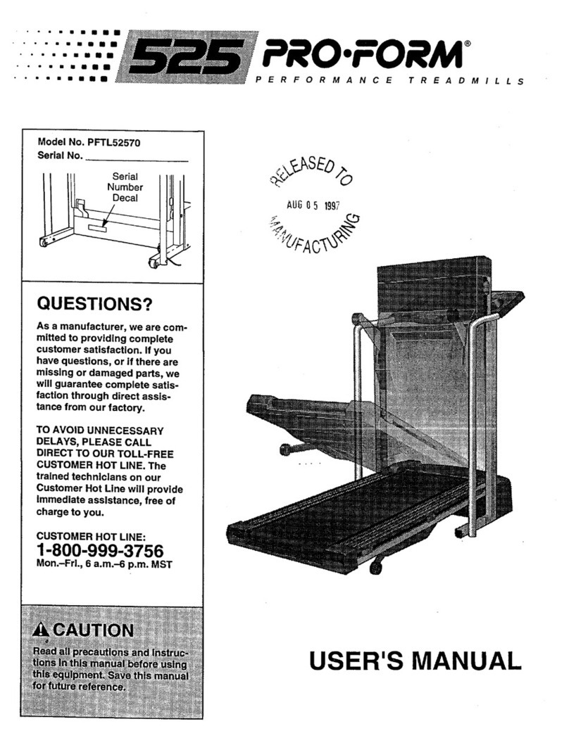 Pro-Form {FTL52570 User manual
