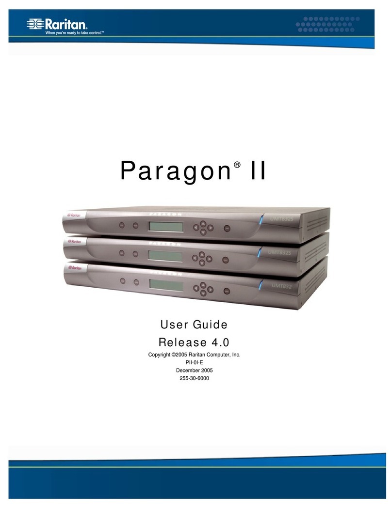 Raritan PARAGON II Series User manual