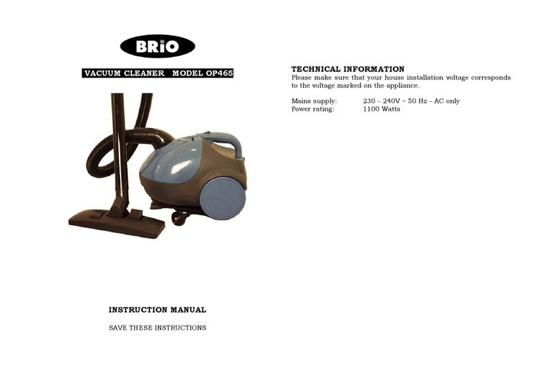 BRIO OP465 User manual