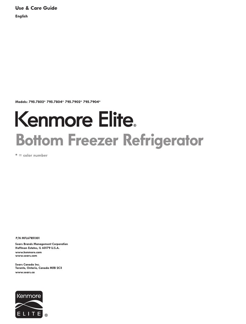 Kenmore 795.7802 Series User manual