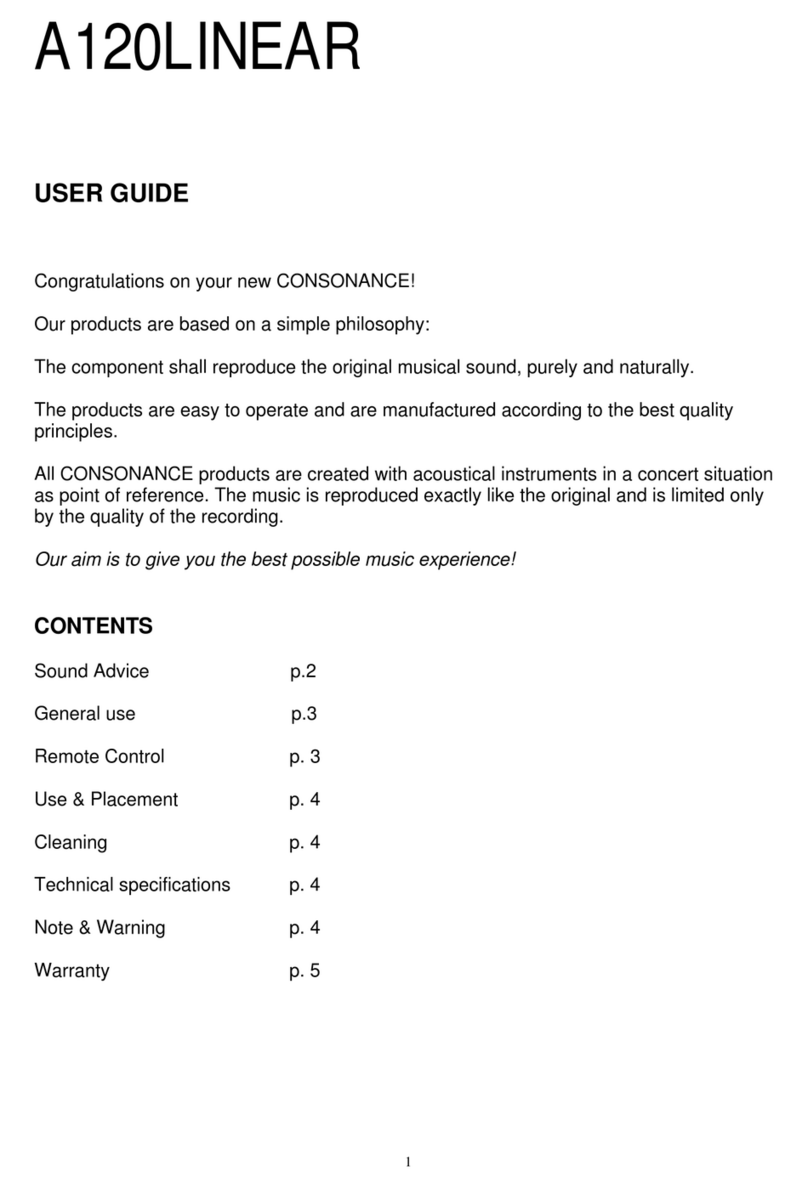 Opera Audio A120LINEAR User manual