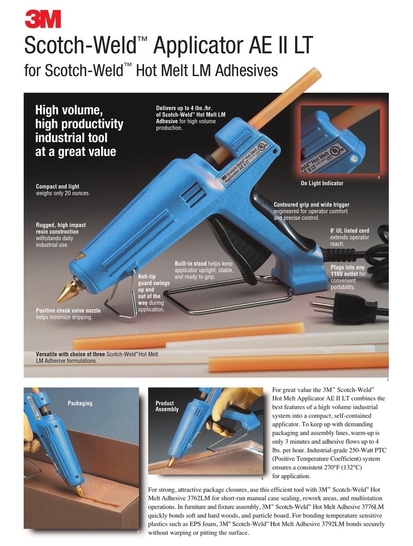 3M Scotch-Weld Applicator AE II LT Specifications