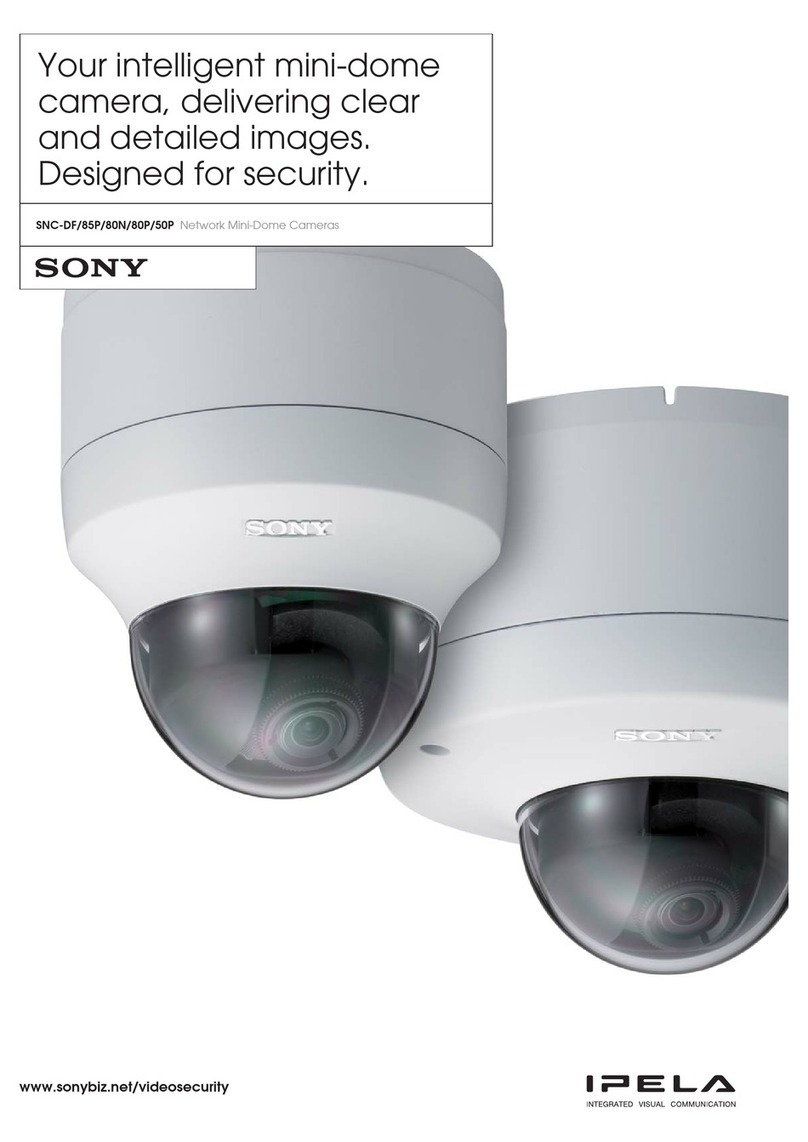 Sony SNC-DF85N - Network Camera User manual