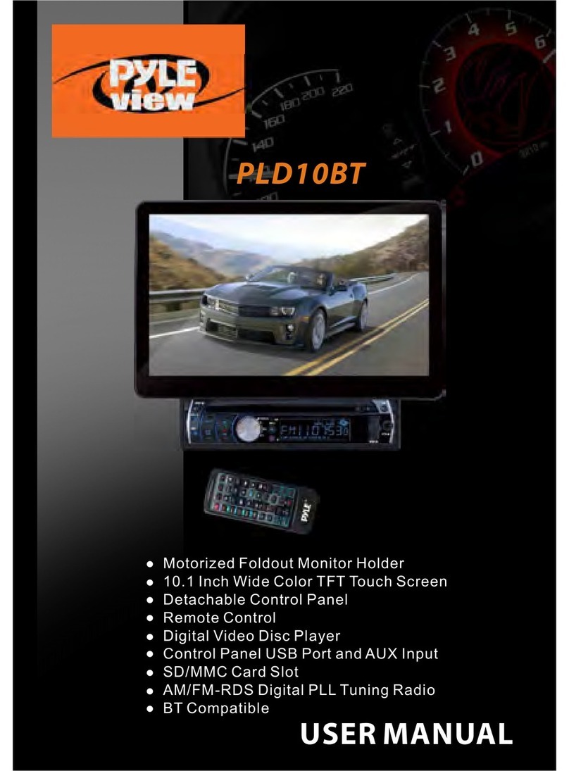 Pyle view PLD10BT User manual