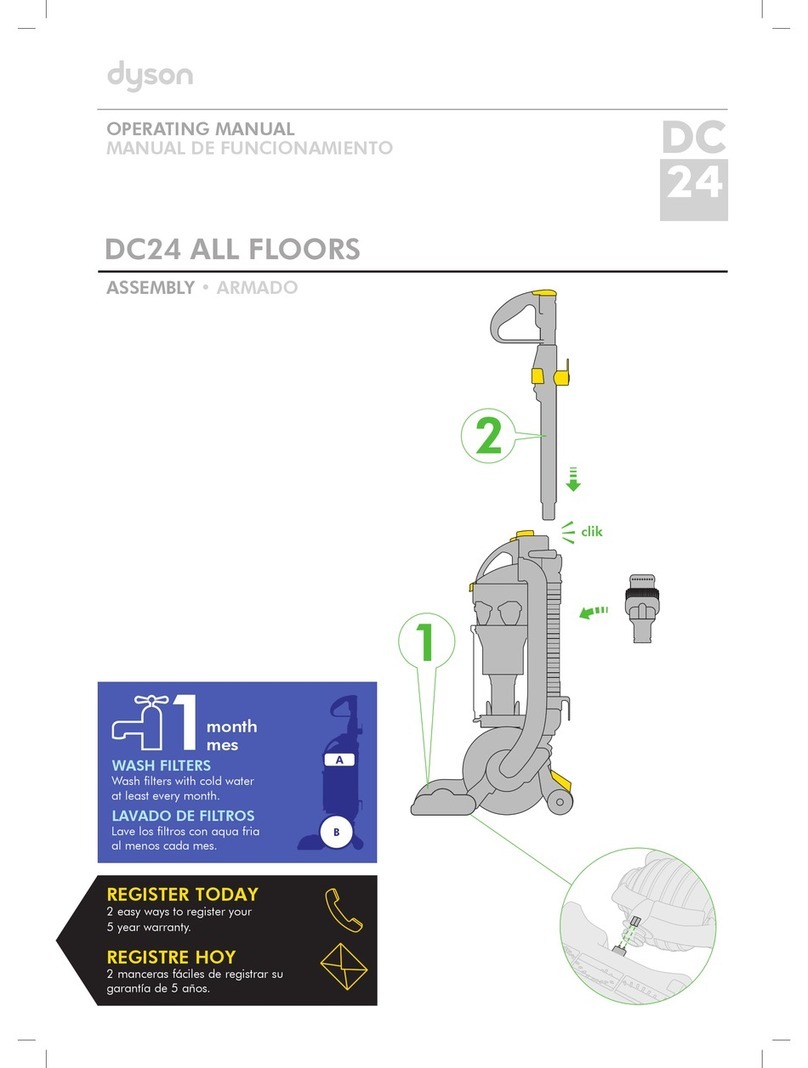 Dyson DC24 Blueprint Limited Edition User manual
