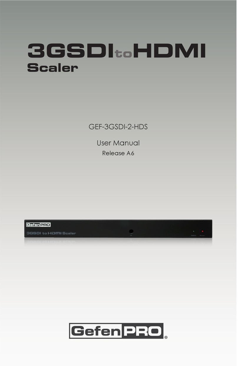 Gefen Pro GEF-3GSDI-2-HDS user manual