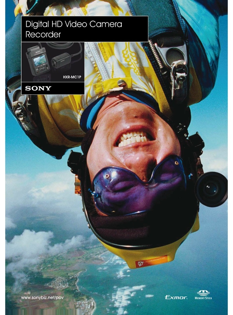 Sony HXR-MC1P User manual Sony HXR-MC1P User manual