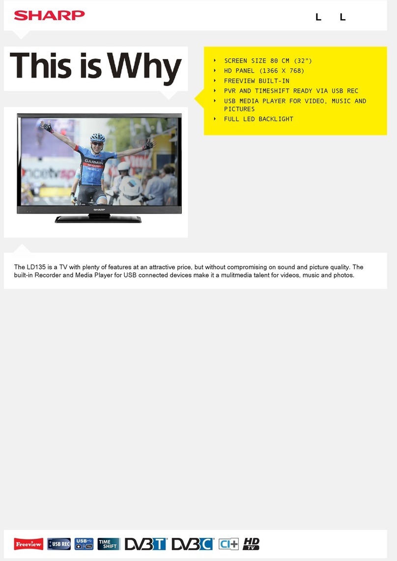 Sharp LC32LD135K User manual