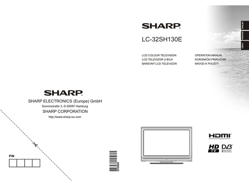 Sharp LC-32SH130E User manual