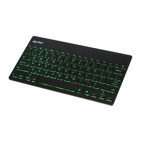 Sharkk Backlit Bluetooth Keyboard owner's guide