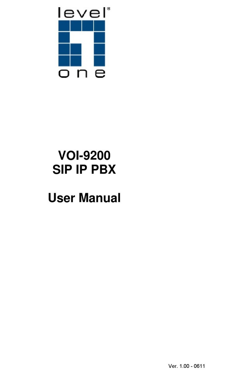 LevelOne VOI-9200 user manual LevelOne VOI-9200 user manual