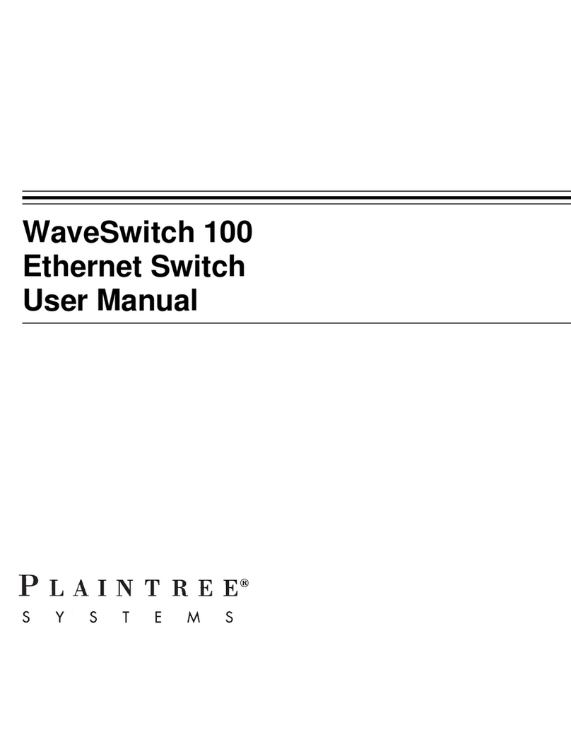 Plaintree WaveSwitch 100 user manual