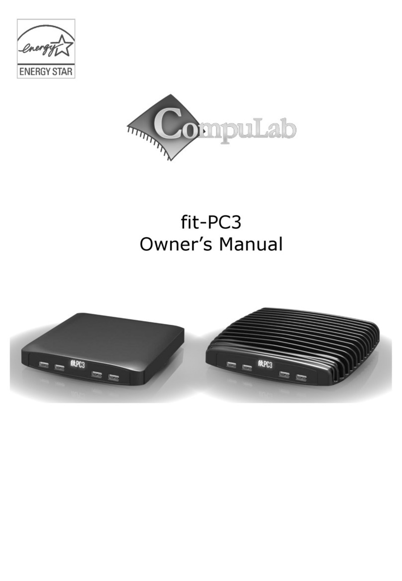 CompuLab fit-PC3 User manual
