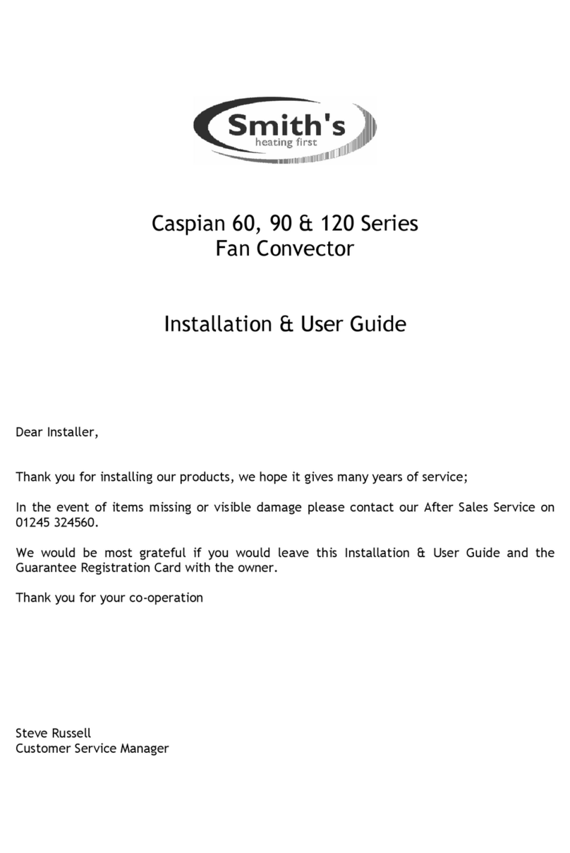 Smith's Heating First Caspian 60 Operation manual