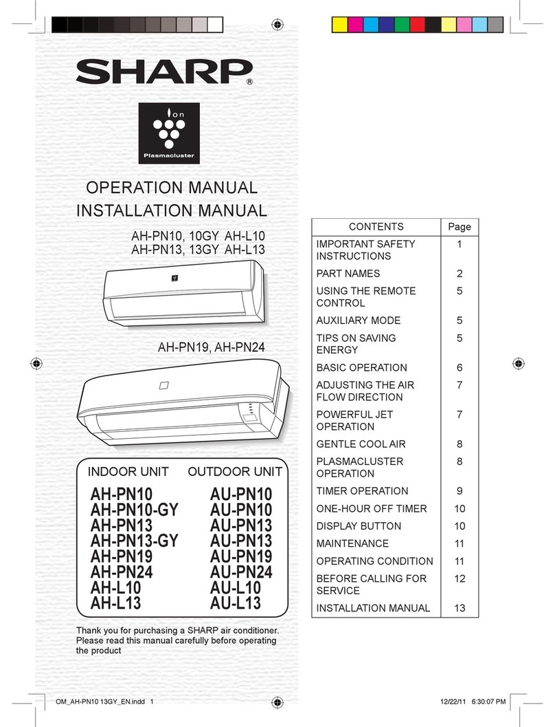 Sharp AH-PN10 Operation manual