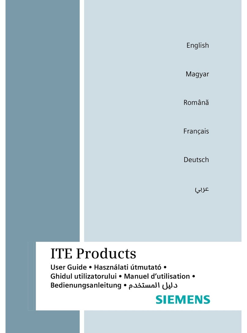 Siemens IT User manual