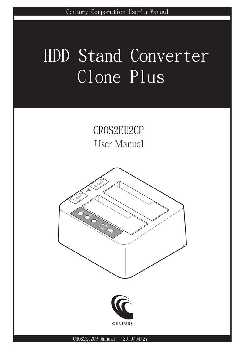 Century Clone Plus CROS2EU2CP user manual