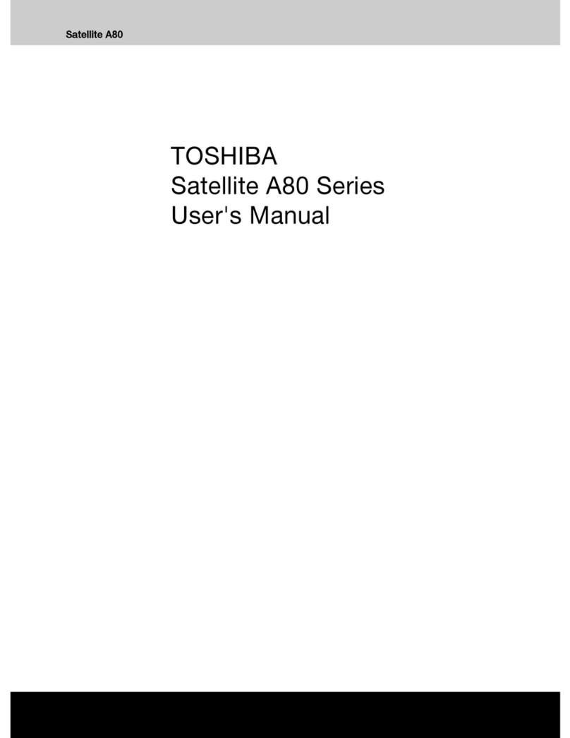 Toshiba Satellite A80 Series User manual