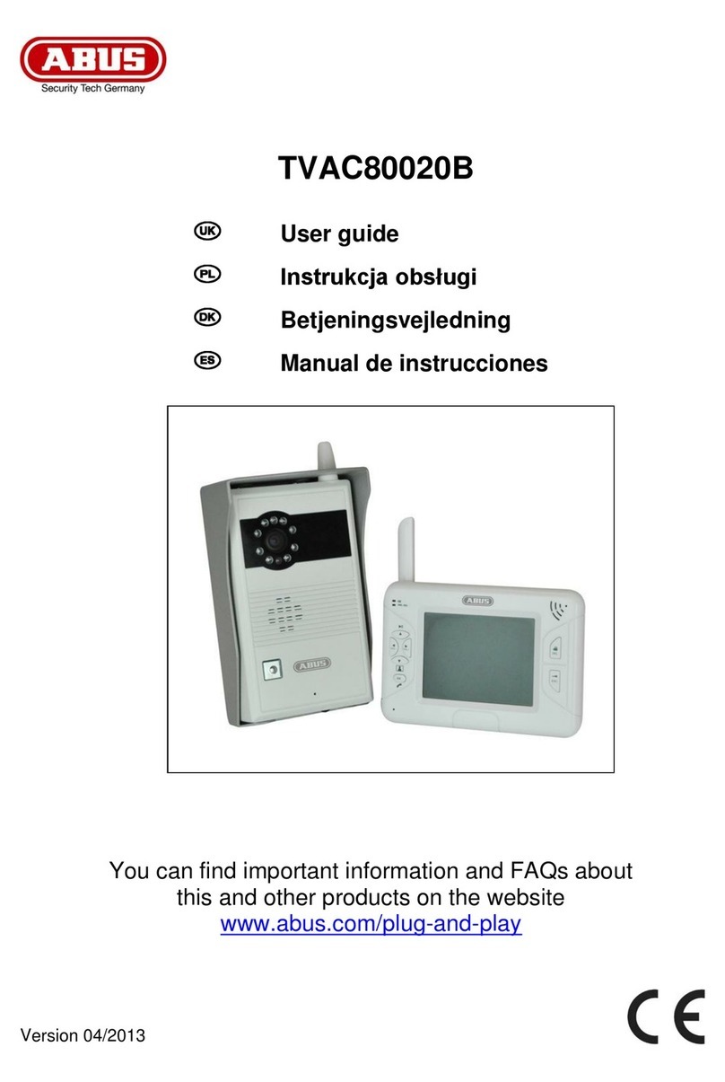 Abus TVAC80020B User manual