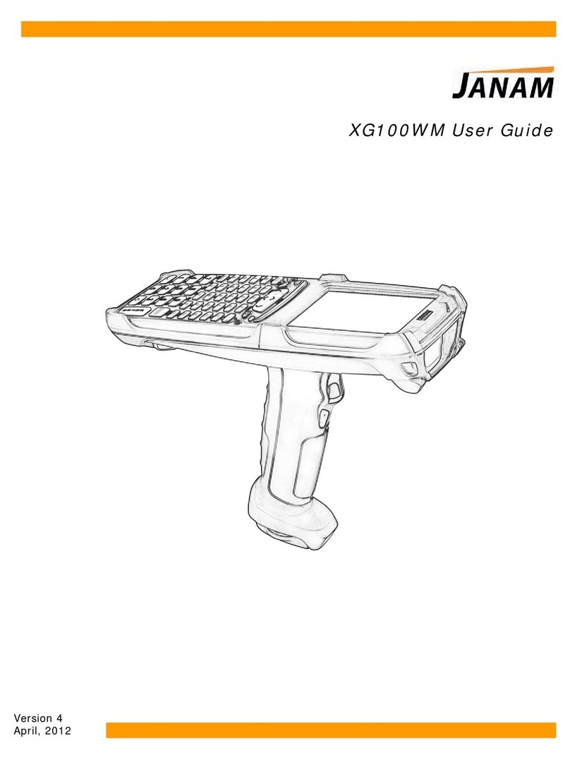 Janam XG100WM Series user guide Janam XG100WM Series user guide