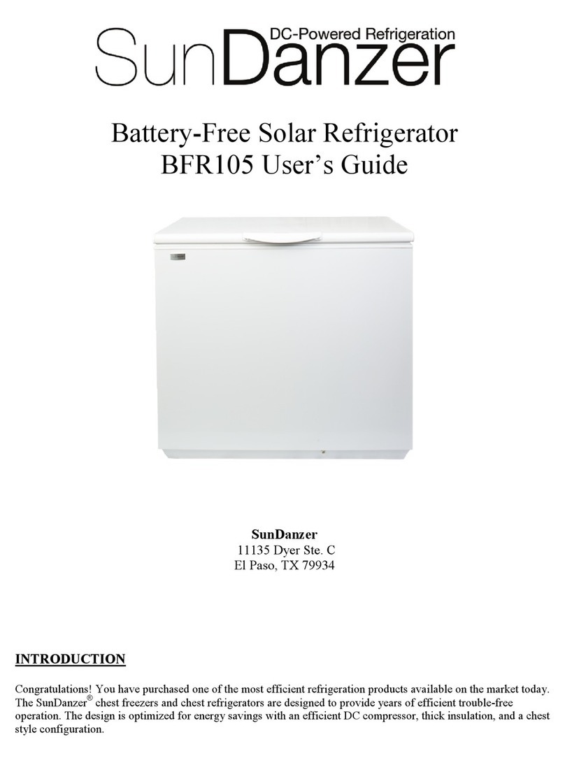 SunDanzer BFR105 User manual SunDanzer BFR105 User manual