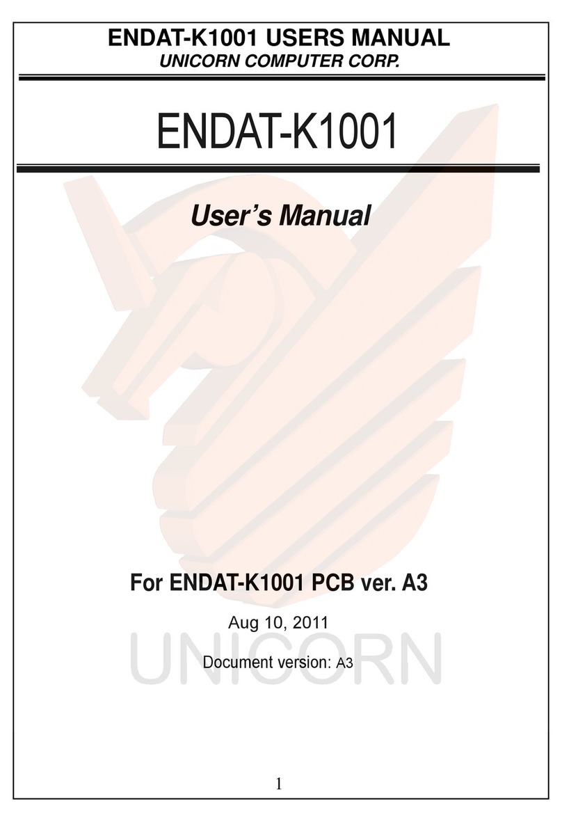Unicorn Computer ENDAT-K1001 User manual Unicorn Computer ENDAT-K1001 User manual