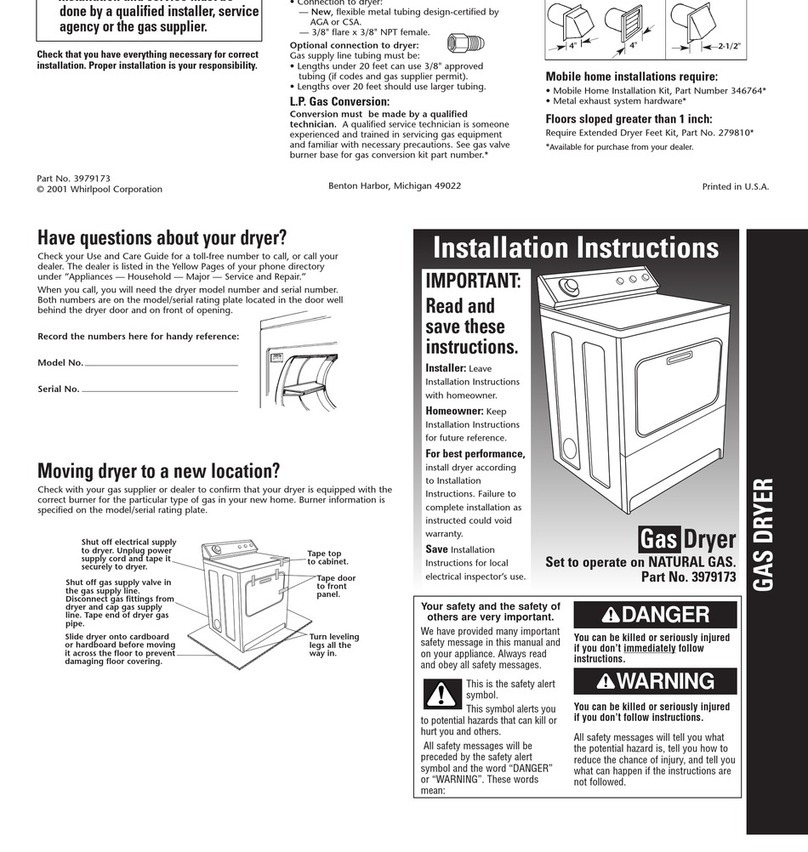 Whirlpool 3979173 installation instructions