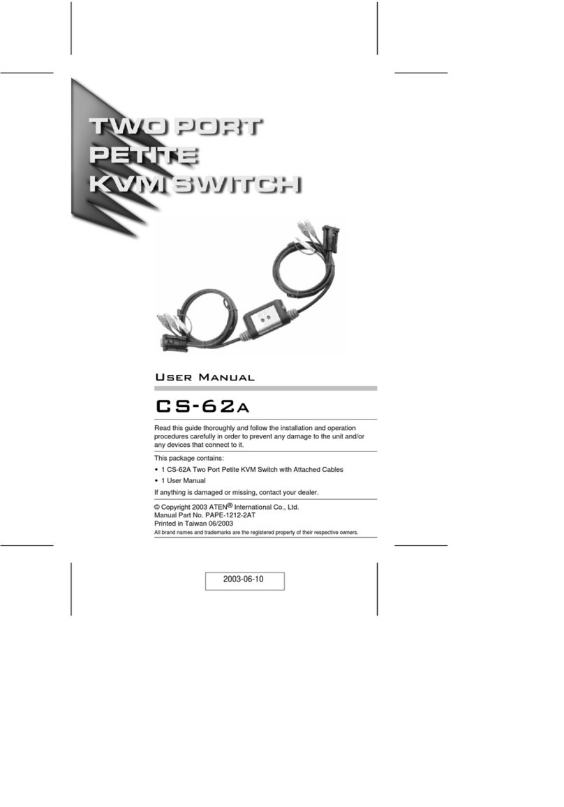 ATEN CS-62A User manual ATEN CS-62A User manual
