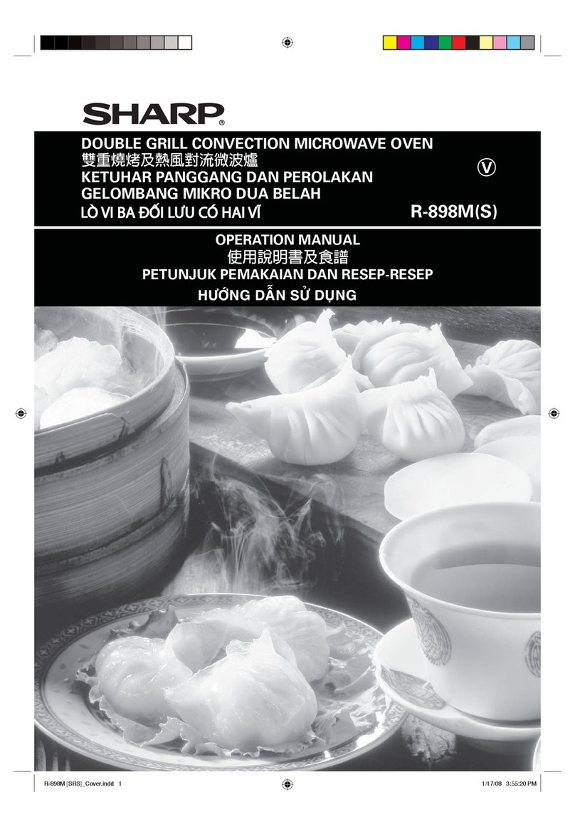 Sharp R-898M User manual