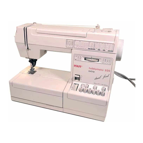 Pfaff 939 User manual Pfaff 939 User manual