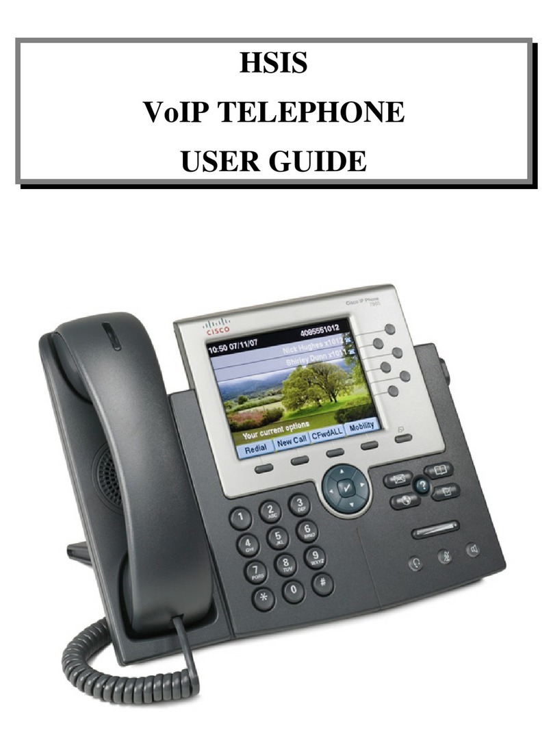 Cisco 7965G - Unified IP Phone VoIP User manual