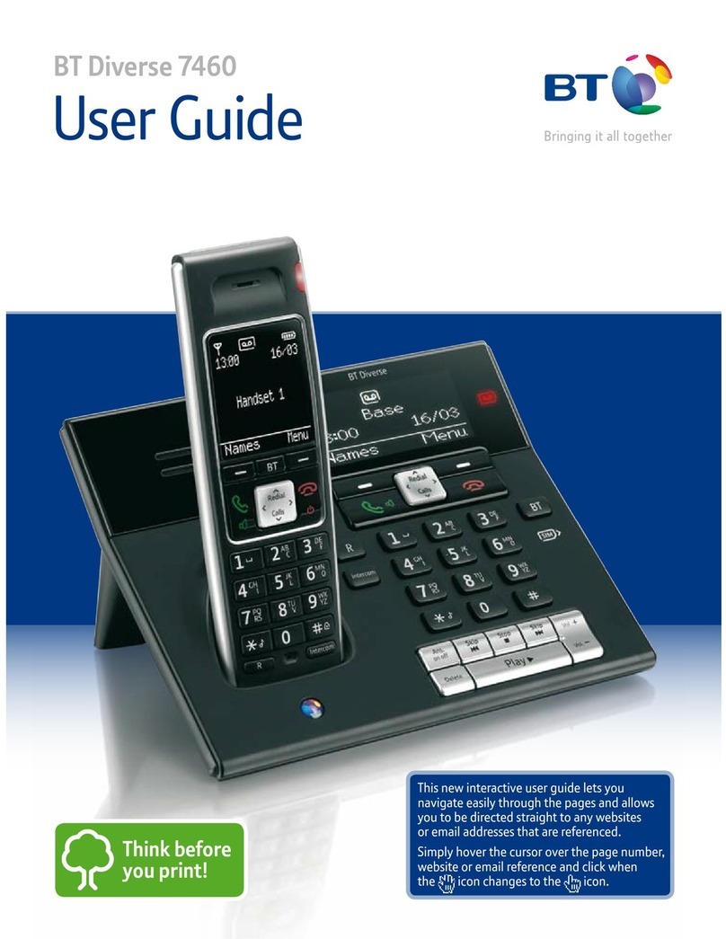 BT Diverse 7460 user guide