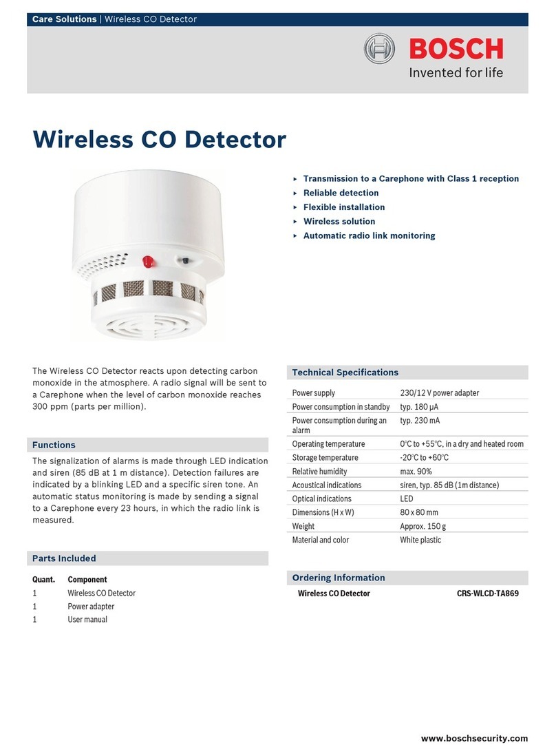 Bosch CRS-WLCD-TA869 quick guide