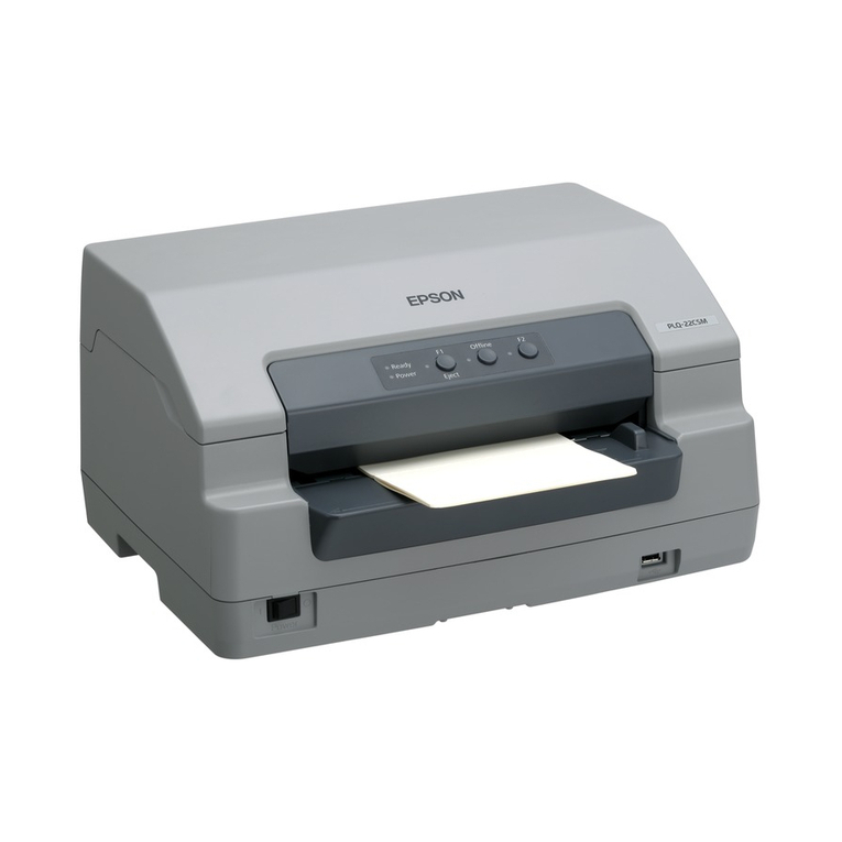 Epson PLQ-22CS User manual