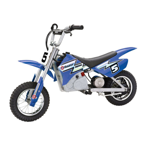 Razor Dirt Rocket MX350 15128040 owner's manual