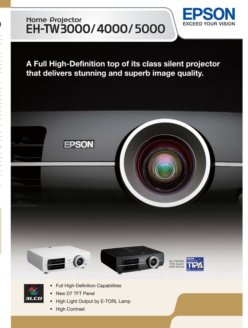 Epson dreamio EH-TW3000 User manual