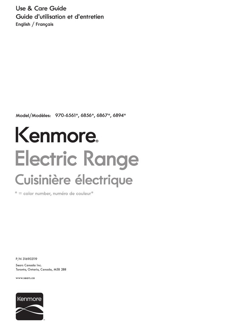 Kenmore 970-6561 Series User manual
