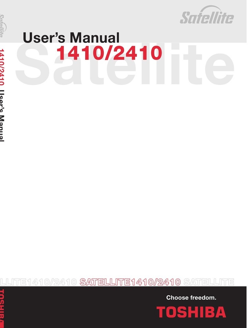Toshiba Satellite 1410 Series User manual